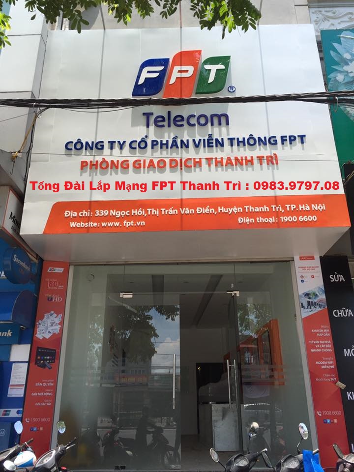 lắp mạng FPT Thanh Trì 13 van phong fpt telecom thanh tri