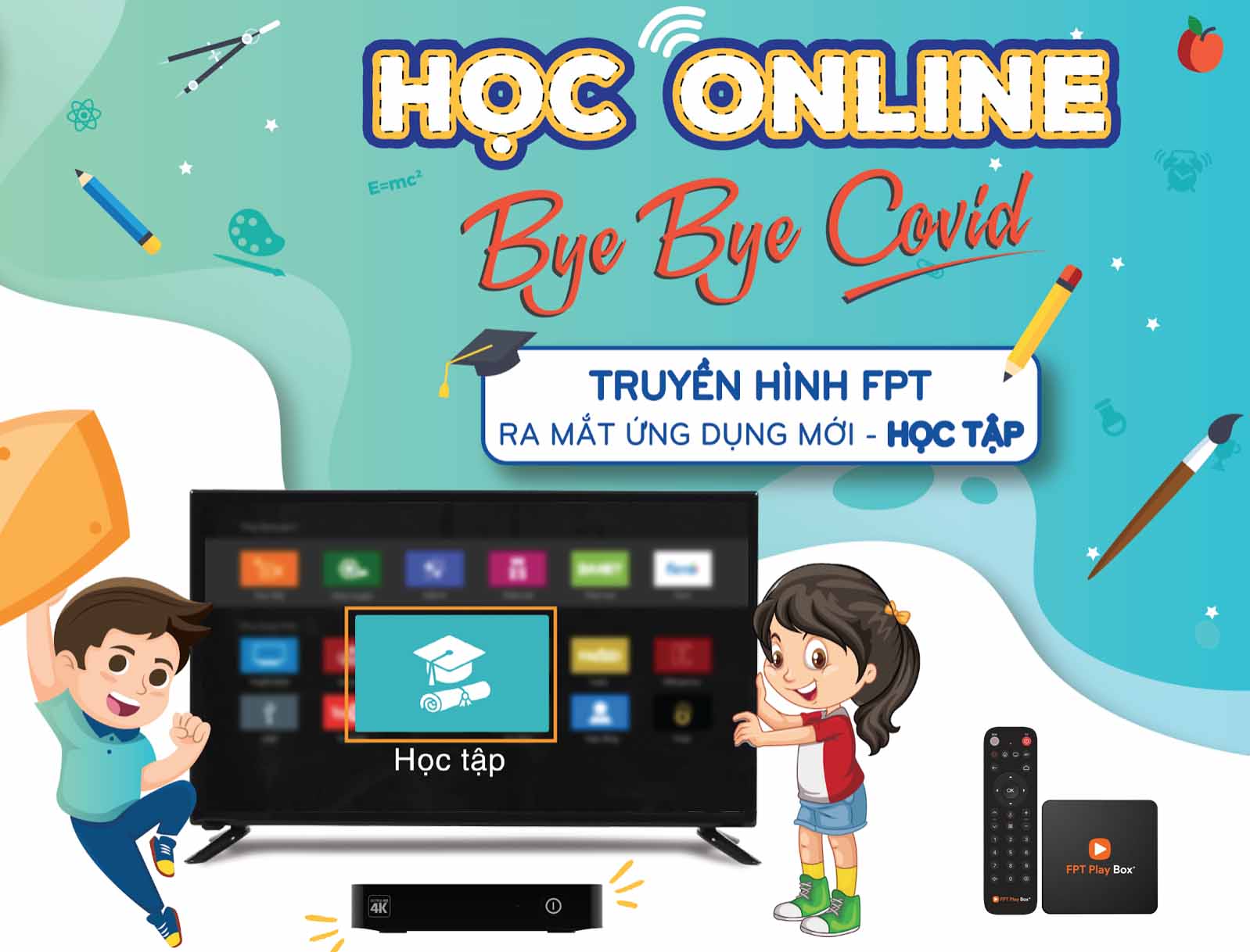 BỔ SUNG ỨNG DỤNG HỌC TẬP TRỰC TUYẾN TRÊN TRUYỀN HÌNH FPT 17 ung dung hoc tap tren truyen hinh fpt 2020